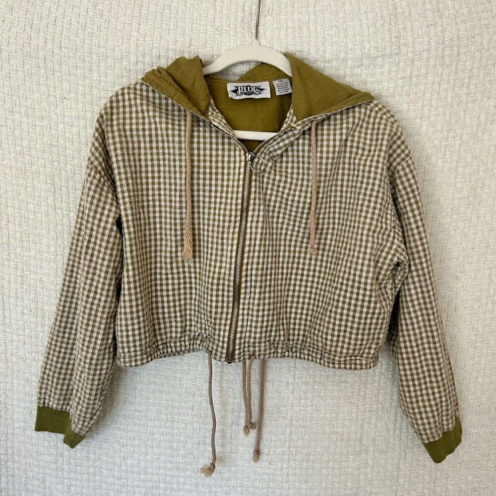 Vintage Cropped Hoodie✨ 
